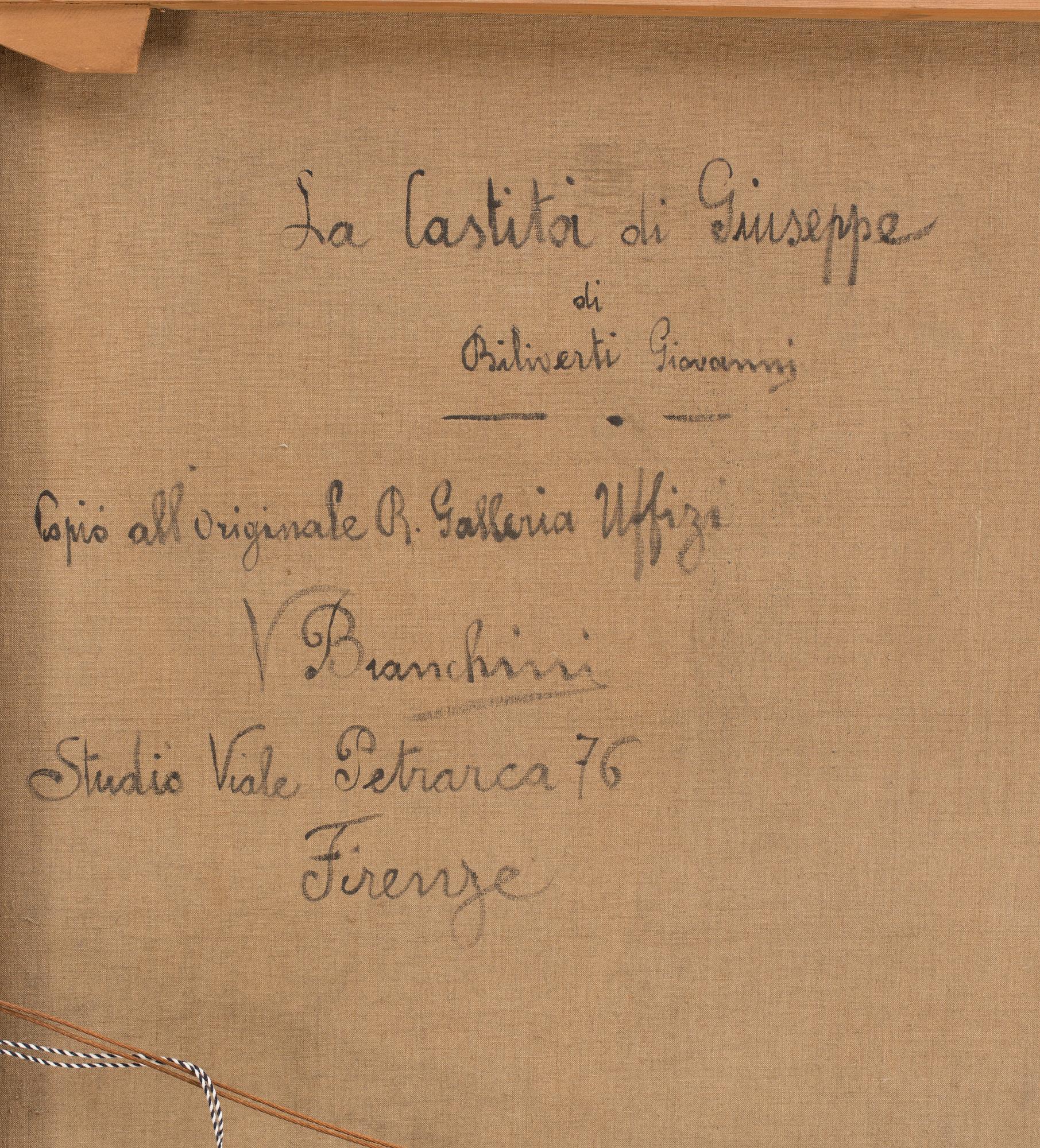 An unknown 19th century artist, copy after an old master.