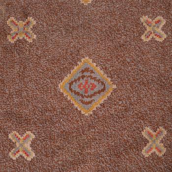 A carpet, knotted pile, ca 374-377 x 275-278 cm, possibly  Konstfliten, Sweden/Finland, around 1920-1930.