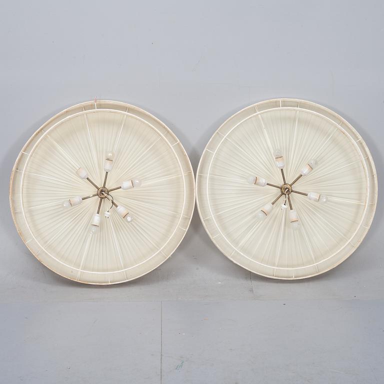 TAKPLAFONDER, ett par, 1900-talets mitt.