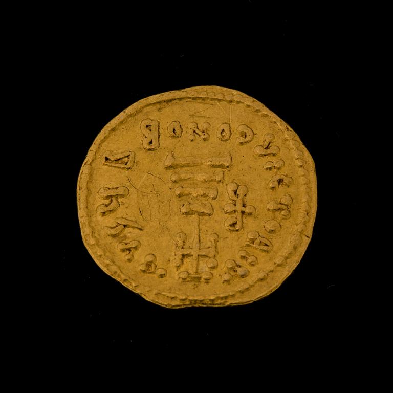 ANTIKT MYNT. Bysantinska riket. Guld ca 4,4g.