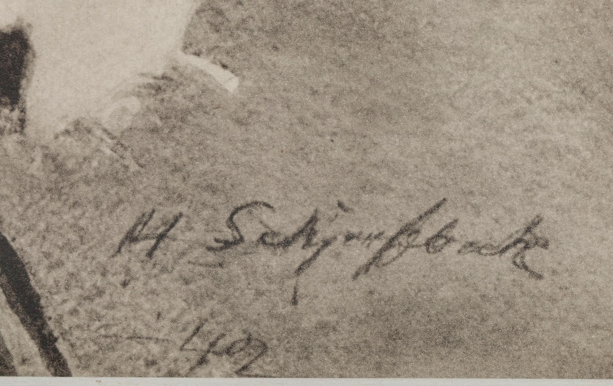HELENE SCHJERFBECK, heliogravyrer, 4 st.