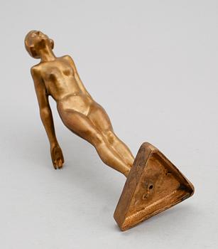 CARIN NILSON, skulptur, brons, signerad och daterad 1930.