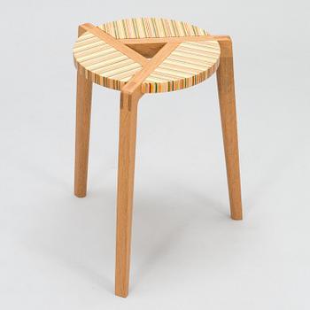 ALEKSI PUUSTINEN, Stool, signed and numbered.