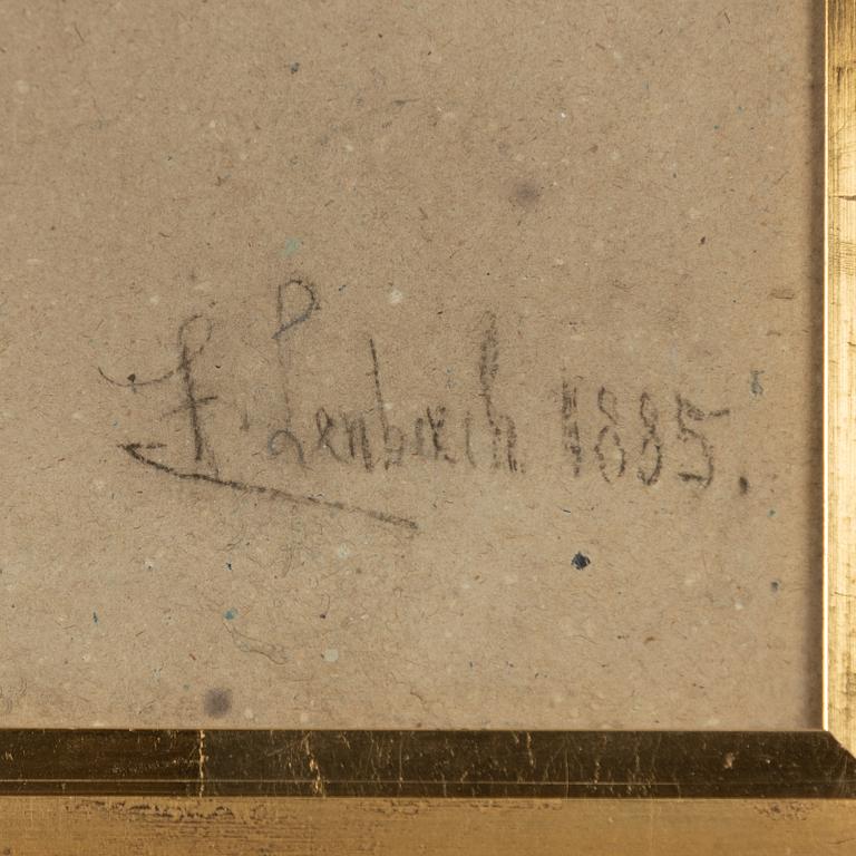 Franz Seraph von Lenbach, Kvinna i vit slöja.