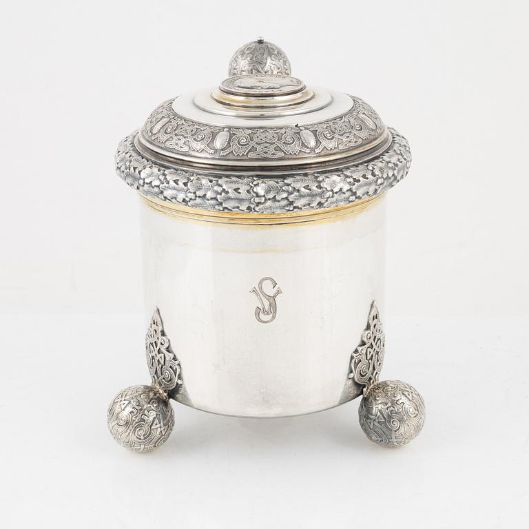 GAB, stop, silver, Stockholm 1943.