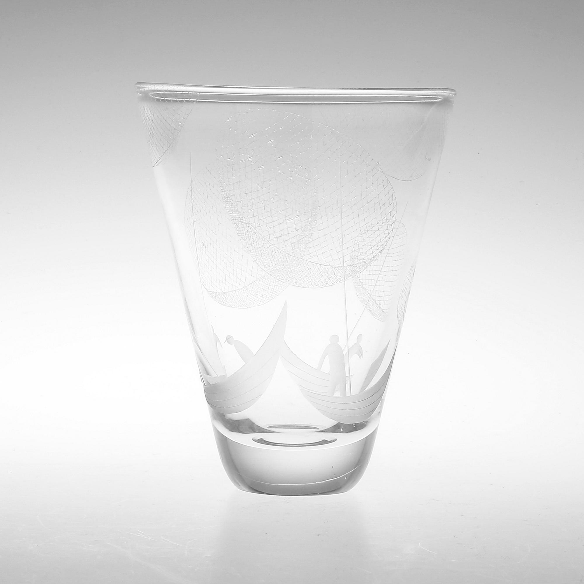 VAS, glas, Vicke Lindstrand, Kosta.