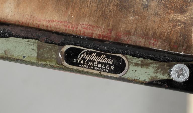 TRÄDGÅRDSGRUPP, 5 delar, Grythyttan, 1940-tal.