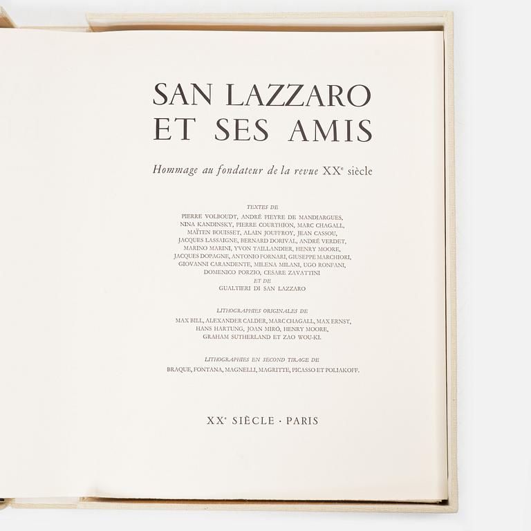 Lucio Fontana, efter, "Concetto Spaziale" ur "San Lazarro et ses".