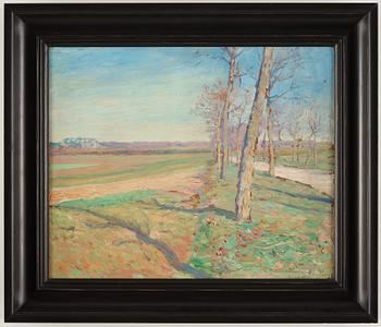 Gottfrid Kallstenius, "Akasia Allé vid Grèz" (Acacia alley, Grèz, France).
