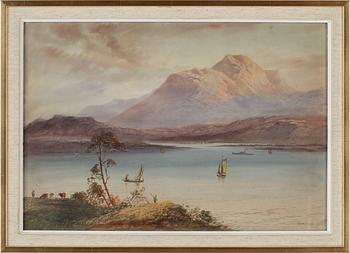 WILLIAM HENRY EARP, akvarell, signerad.