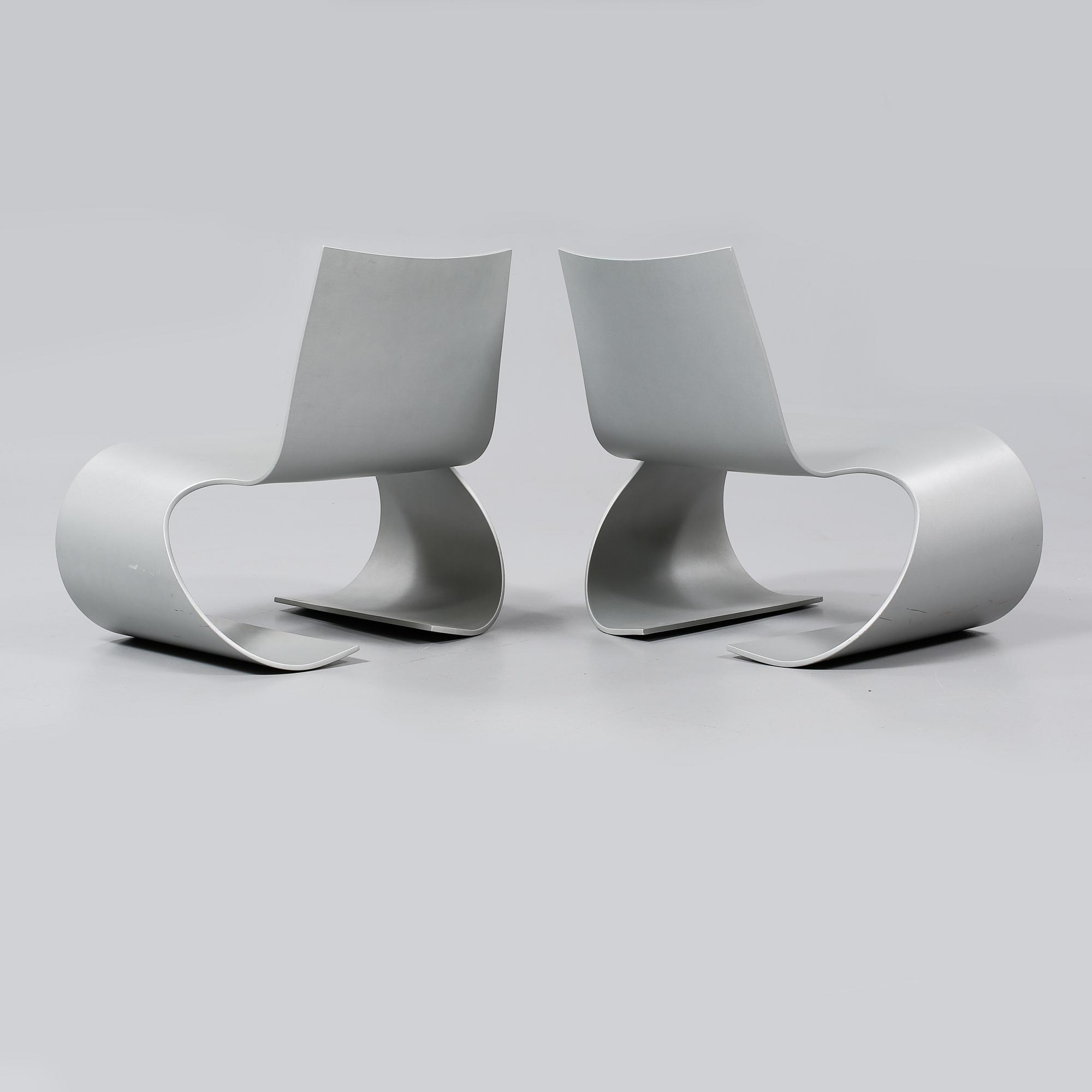 FÅTÖLJER, ett par, "Oto", Peter Karpf för Iform, 2000.