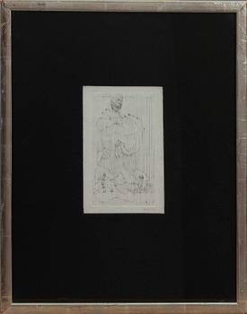 HANS BELLMER, etsning, sign.
