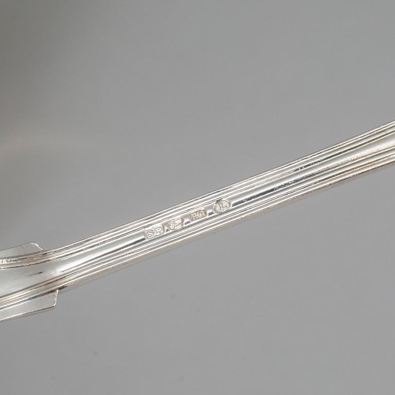 A swedish silver empire sugar bowl, mark of Adolf Nyman,  Linköping 1840.