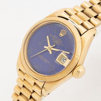 Rolex, Datejust, "Bark Finish", "Lapis Lazuli Dial", wristwatch, 26 mm.