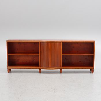 A mahogany book case, mid 20th century.