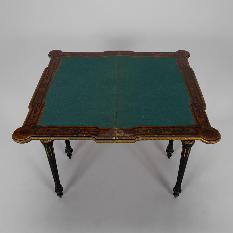 Game table, probably France, 19th century.