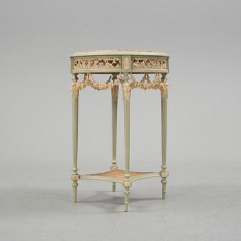 SALONGSGRUPP, 7 delar, gustaviansk stil, 1900-talets början.