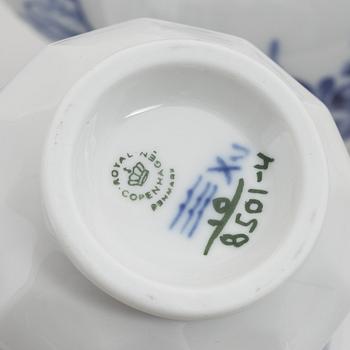 A Royal Copenhagen porcelaine coffee- and tea service (88 pieces).