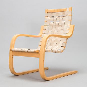 Alvar Aalto, fåtölj, modell 406, Artek, 1900-talets slut.