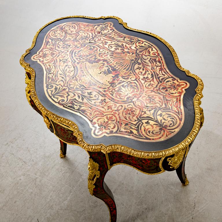 A French Louis XV style Boulle Inlay Writing Desk.