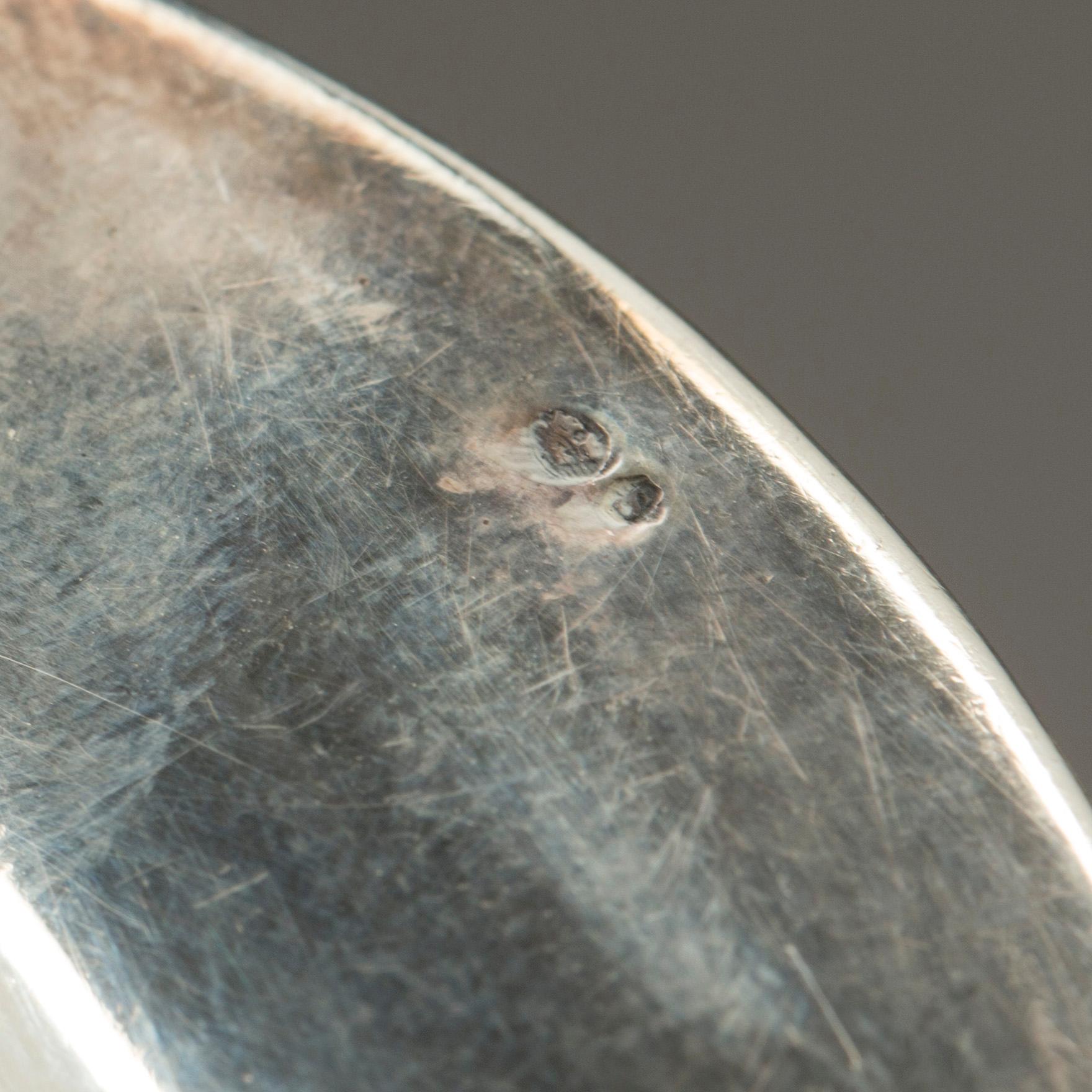 FAT, rokokostil, svenska importstämplar, silver, vikt ca 214 g.