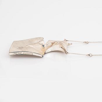 Björn Weckström, necklace, "Barbarella", silver, Lapponia 1971.