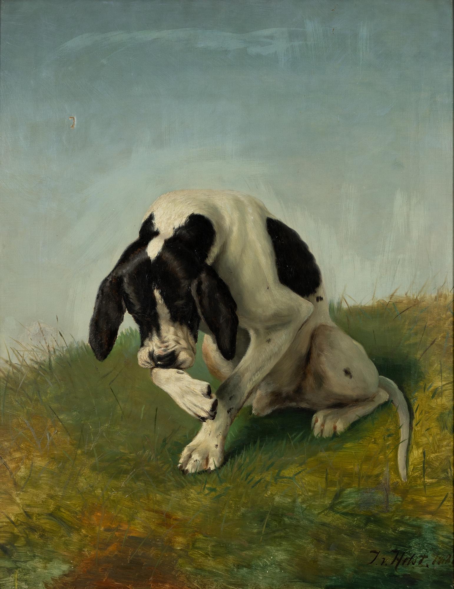 Johan von Holst, The Puppy.