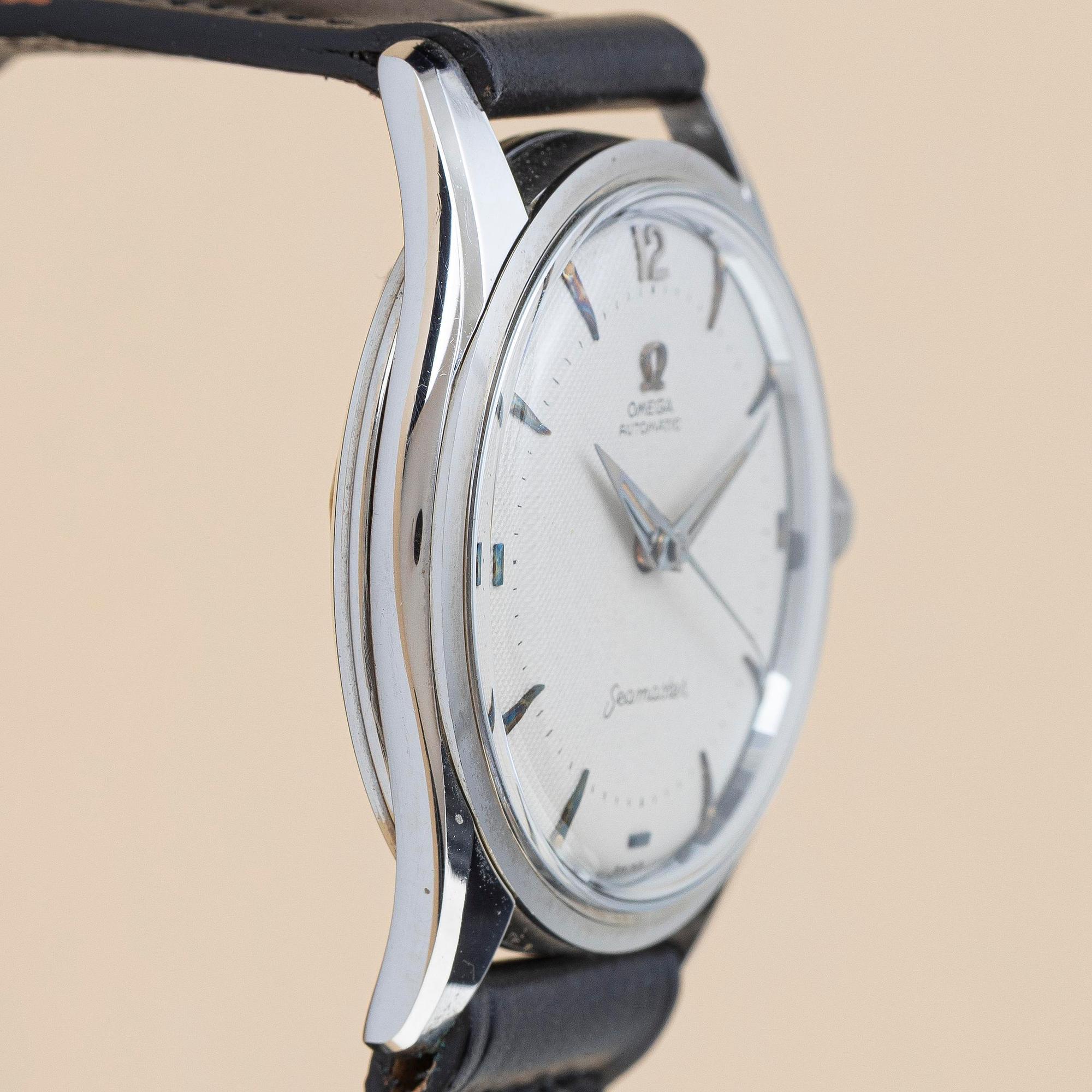 Omega, Seamaster, "Honeycomb Dial", ca 1954.