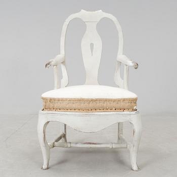 KARMSTOL, rokoko, 1700-talets slut.