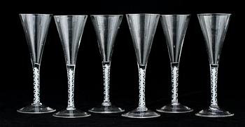 SPETSGLAS, 6 st, 1800/1900-tal.