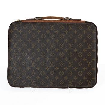 Louis Vuitton, a document holder and a note pad holder, 1985-87.