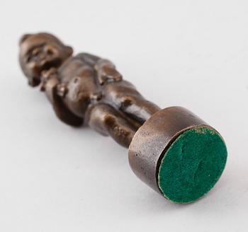 JONAS FRÖDING, skulptur, brons, signerad.