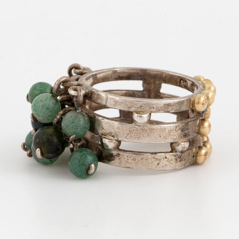 CECILIA JOHANSSON, Ring with aventurine quartz.