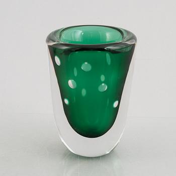 Elis Bergh, a glass vase, Kosta.