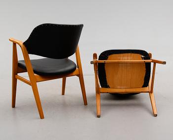 KARMSTOLAR, 1 par, 1960-tal.