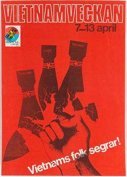 Five swedish posters from the 1960/70s.