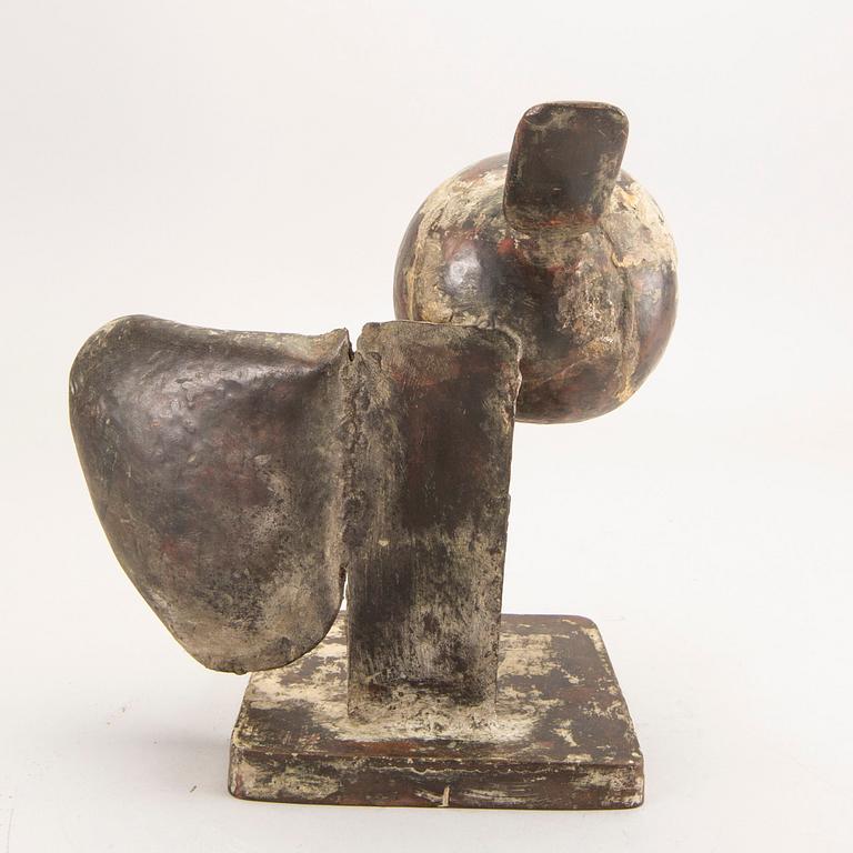 Ingemar Svensson, skulptur, koppar, signerad.