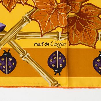 Cartier, a twill silk scarf.
