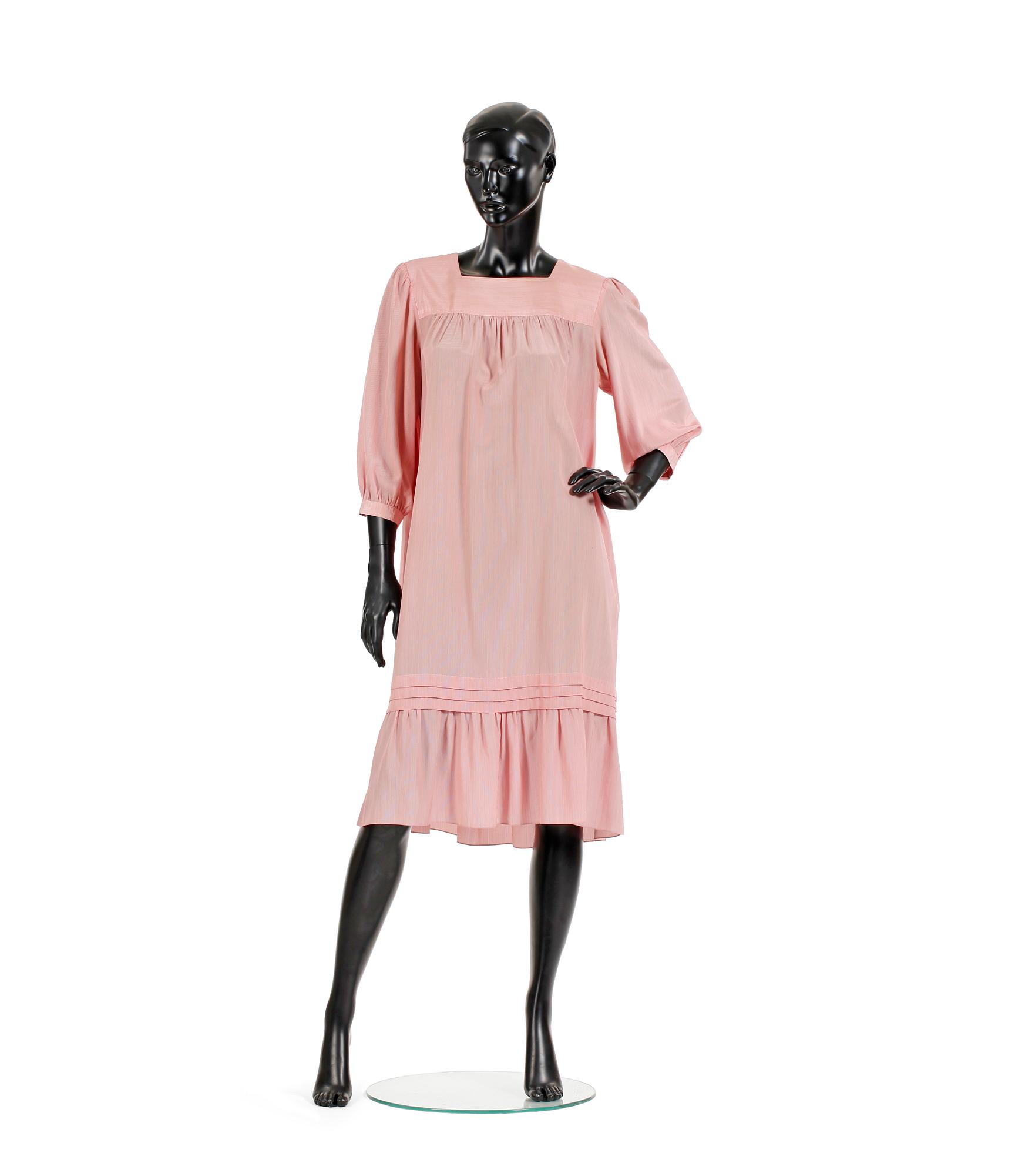 PIERRE CARDIN, a silk dress.