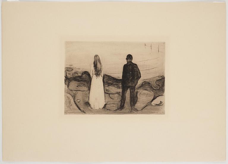 Edvard Munch, "Two Human Beings, The Lonely Ones".