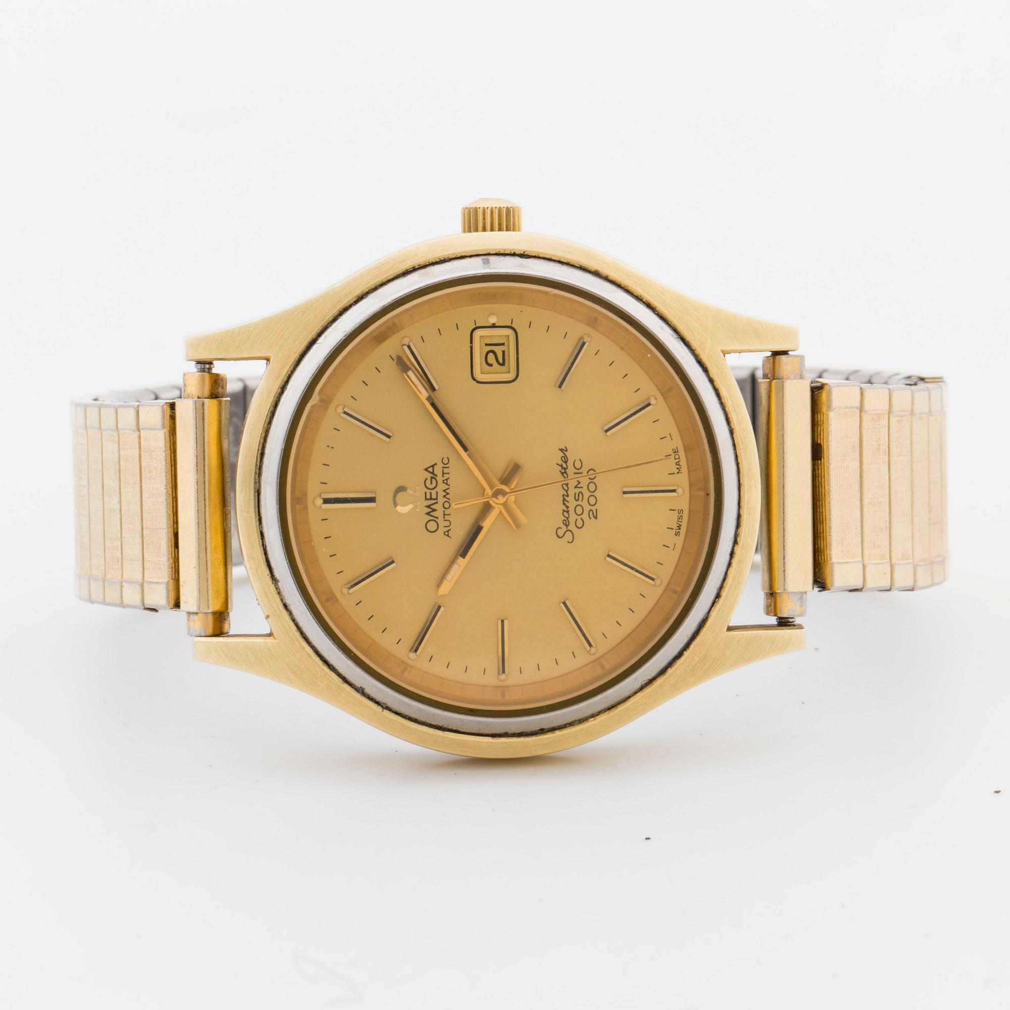 OMEGA, Seamaster Cosmic 2000, wristwatch, 38 mm,