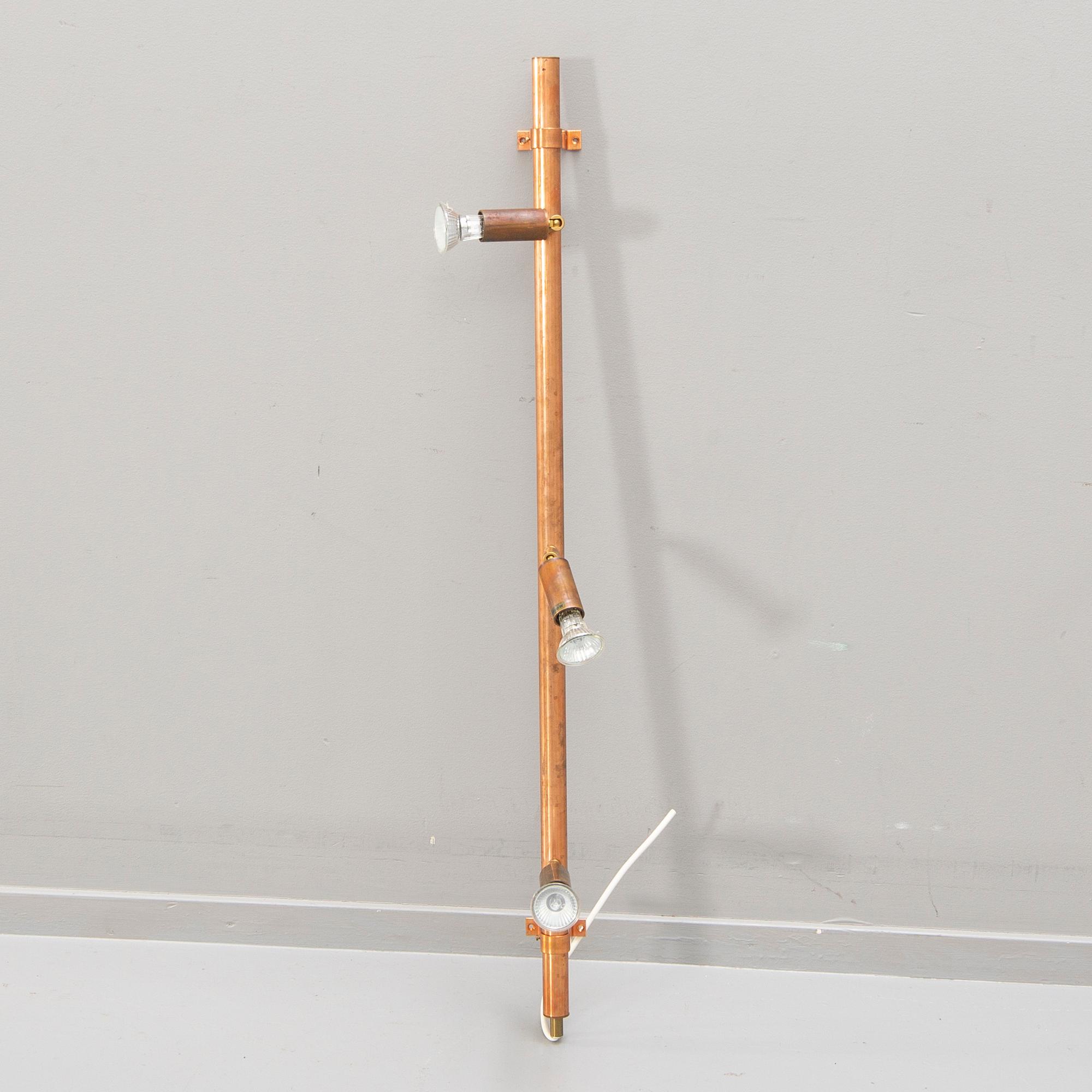 A Jonas Bohlin Star 3 copper ceiling pendant Örsjö belysning.