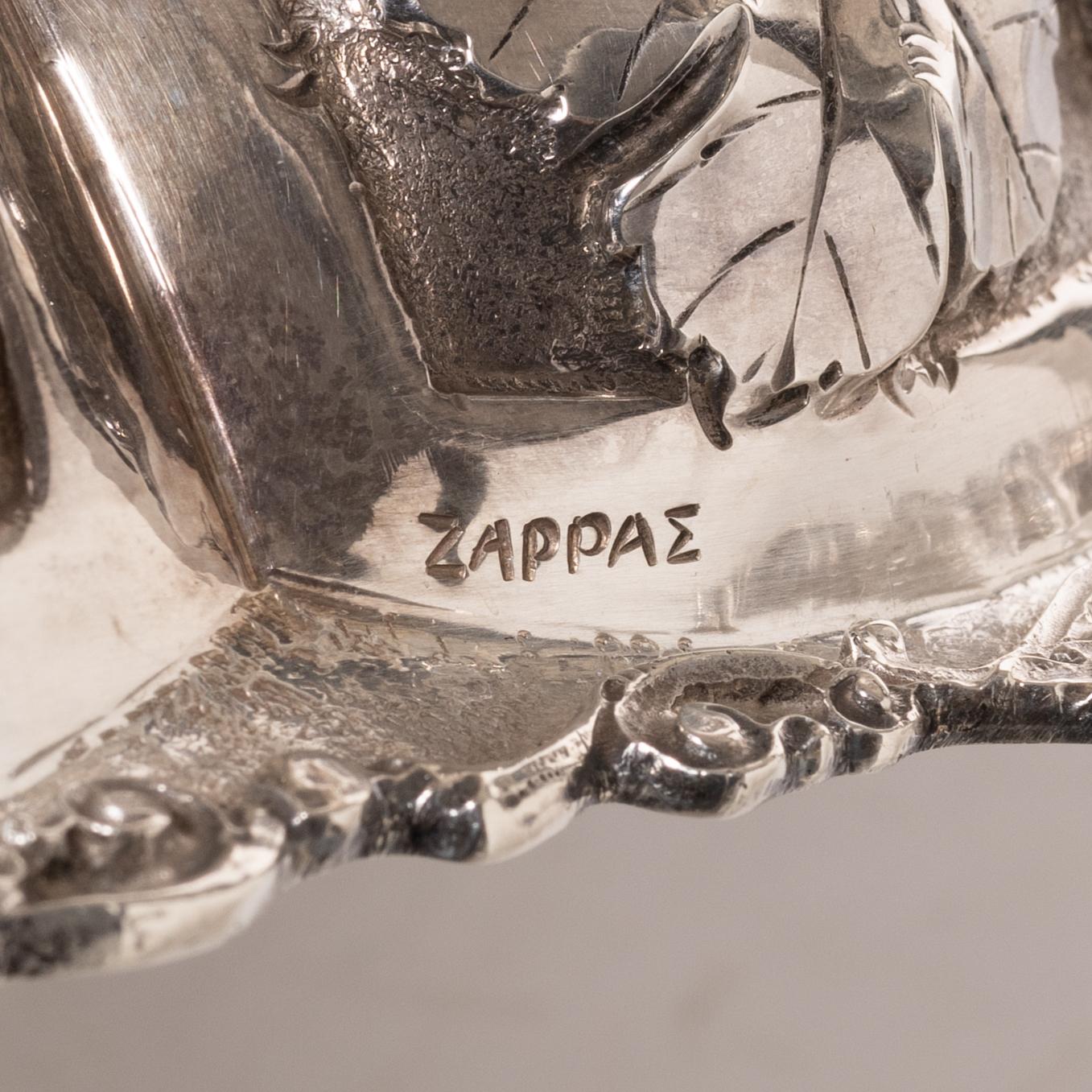 Decorative bowl, sterling silver, 20th century.