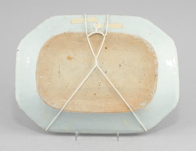 STEKFAT, porslin, Kina, 1700-tal.