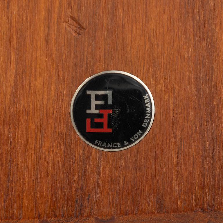 Peter Hvidt & Orla Mølgaard Nielsen, soffbord, "Minerva", France & Son, Danmark, 1950/60-tal.