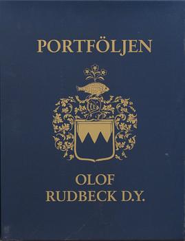 OLOF RUDBECK D.Y., "Svenska fåglar" bok + planschverk.