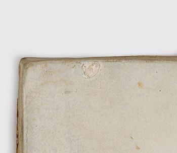 Annikki Hovisaari, a stoneware relief, signed AH ARABIA.