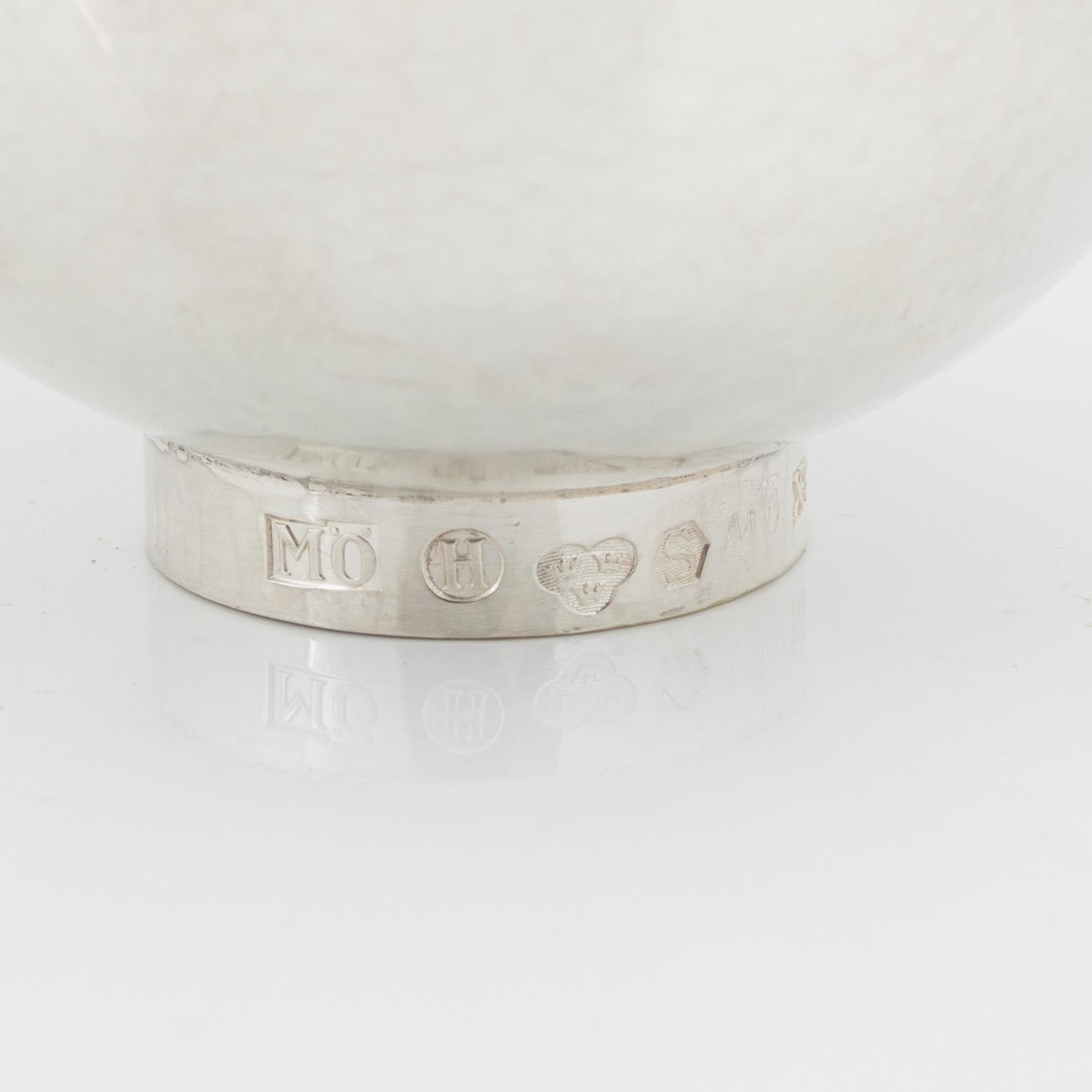 Martin Öhman, skål, silver, Halmstad 1972.