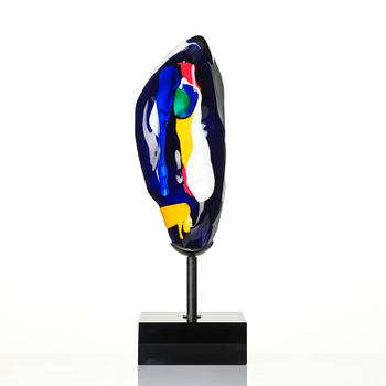 Bengt Lindström, a "Head I" sculpture, ed. 1/8, Berengo Studio, Murano, Italy.