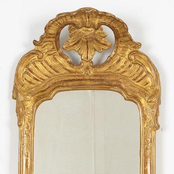 Mirror, Rococo, mid-18th century.